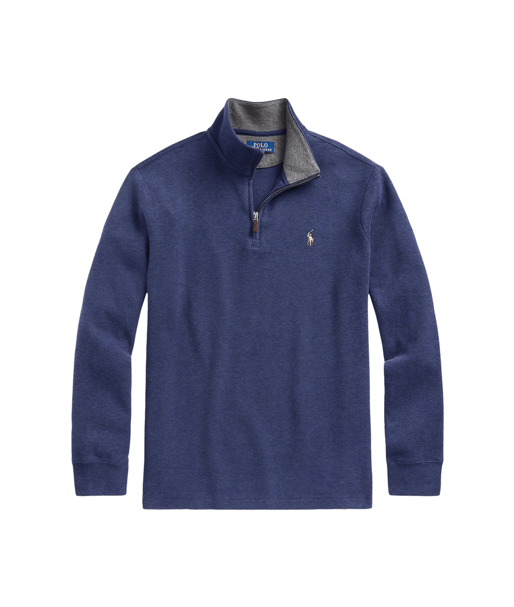 Estate rib half clearance zip pullover ralph lauren